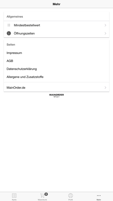 Camberger Restaurant Screenshot