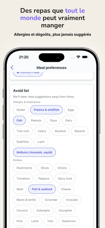 Lilara - Planificateur repas screenshot 3 of 8