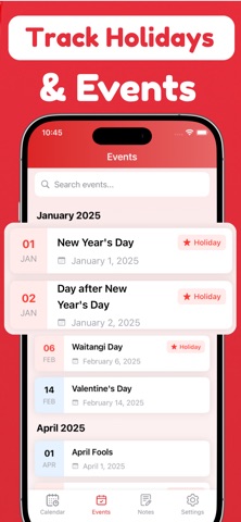 US calendar Holidays 2025 - 27 screenshot