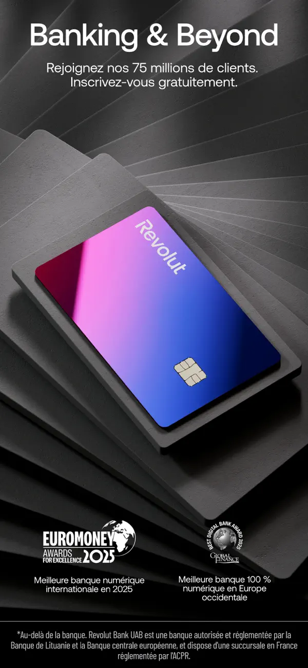 Screenshot #1 pour Revolut — Plus qu'une banque