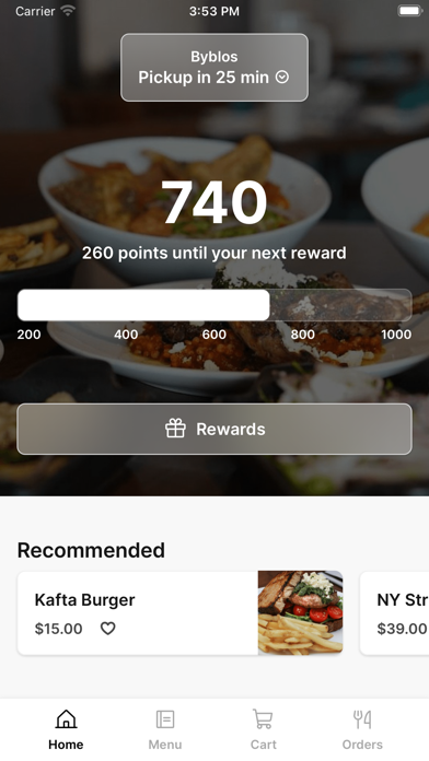 Byblos To Go iPhone screenshot 1 - Food & Drink app