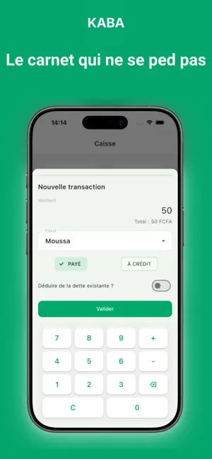KABA - Gestion de dettes screenshot 2