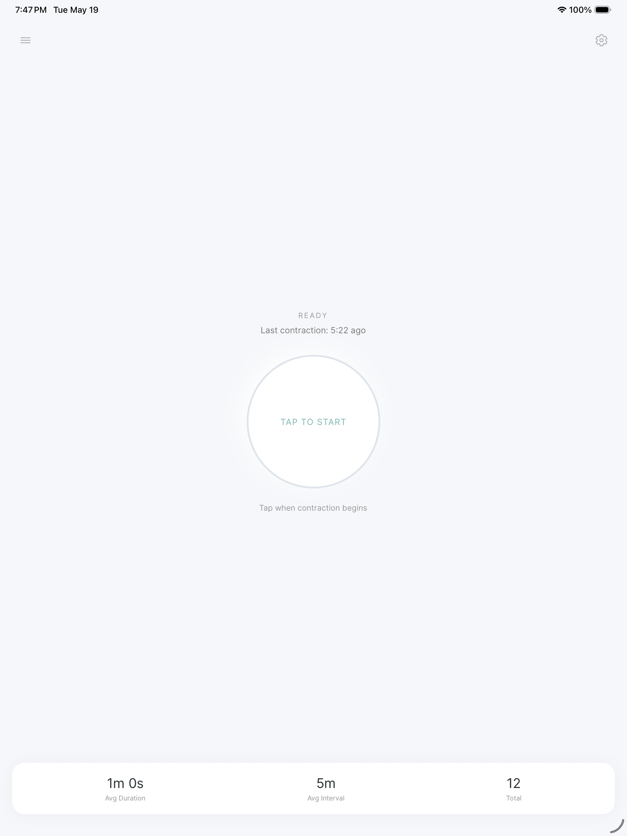 Labor & Contraction Timer screenshot 5