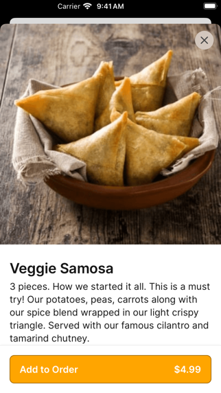 Bhanu Indian Cuisine Screenshot