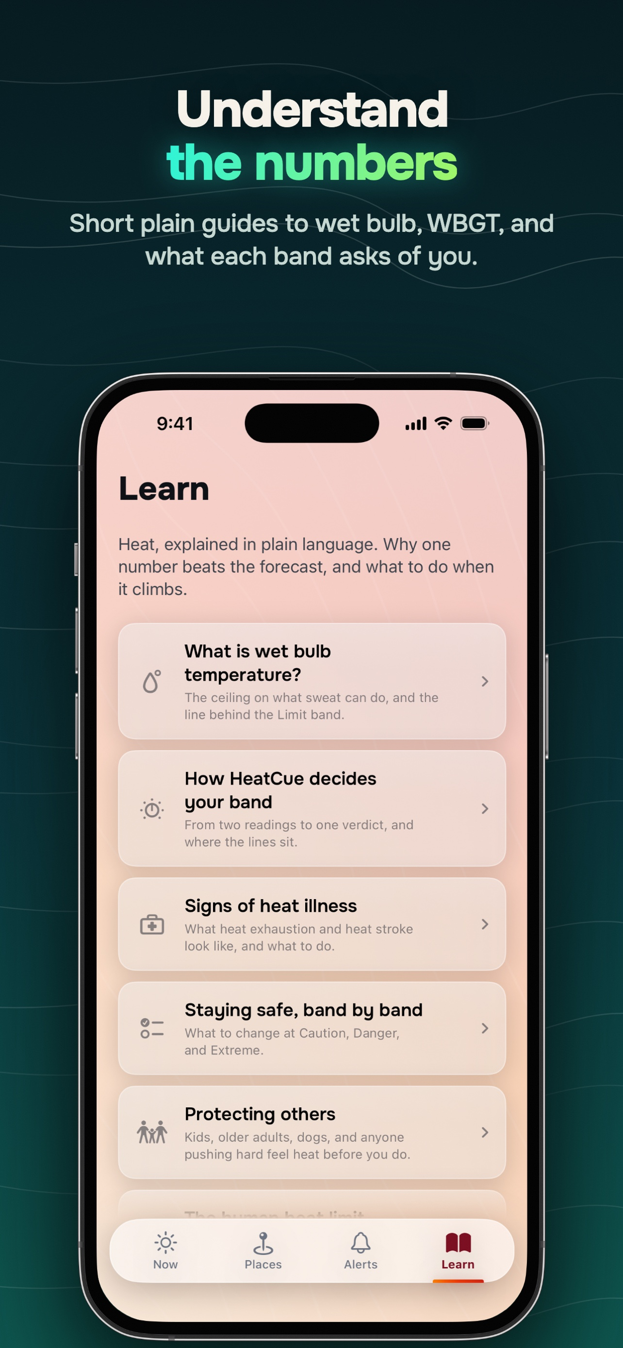 Wet Bulb & Safety: HeatCue screenshot 10