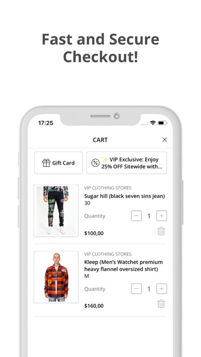 Vip Clothing Stores Screenshot