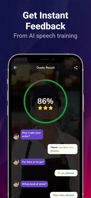 Tockto Learn English & Chinese iPhone screenshot 4