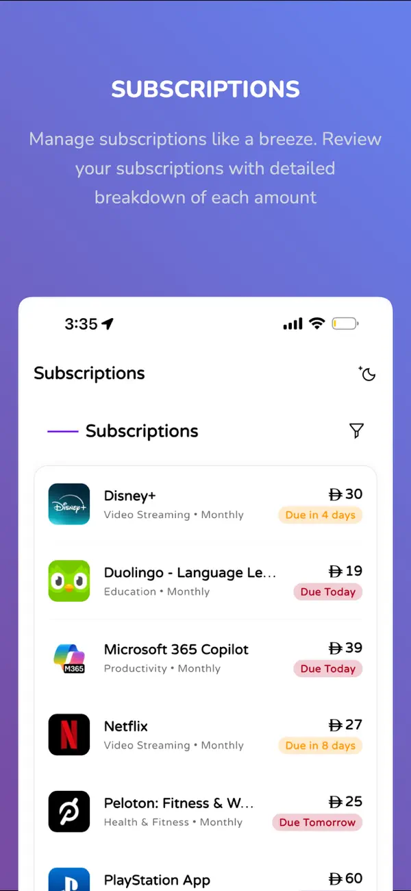 #2. Loopwise - Subscriptions AI (iOS) โดย: Mahtab Ali