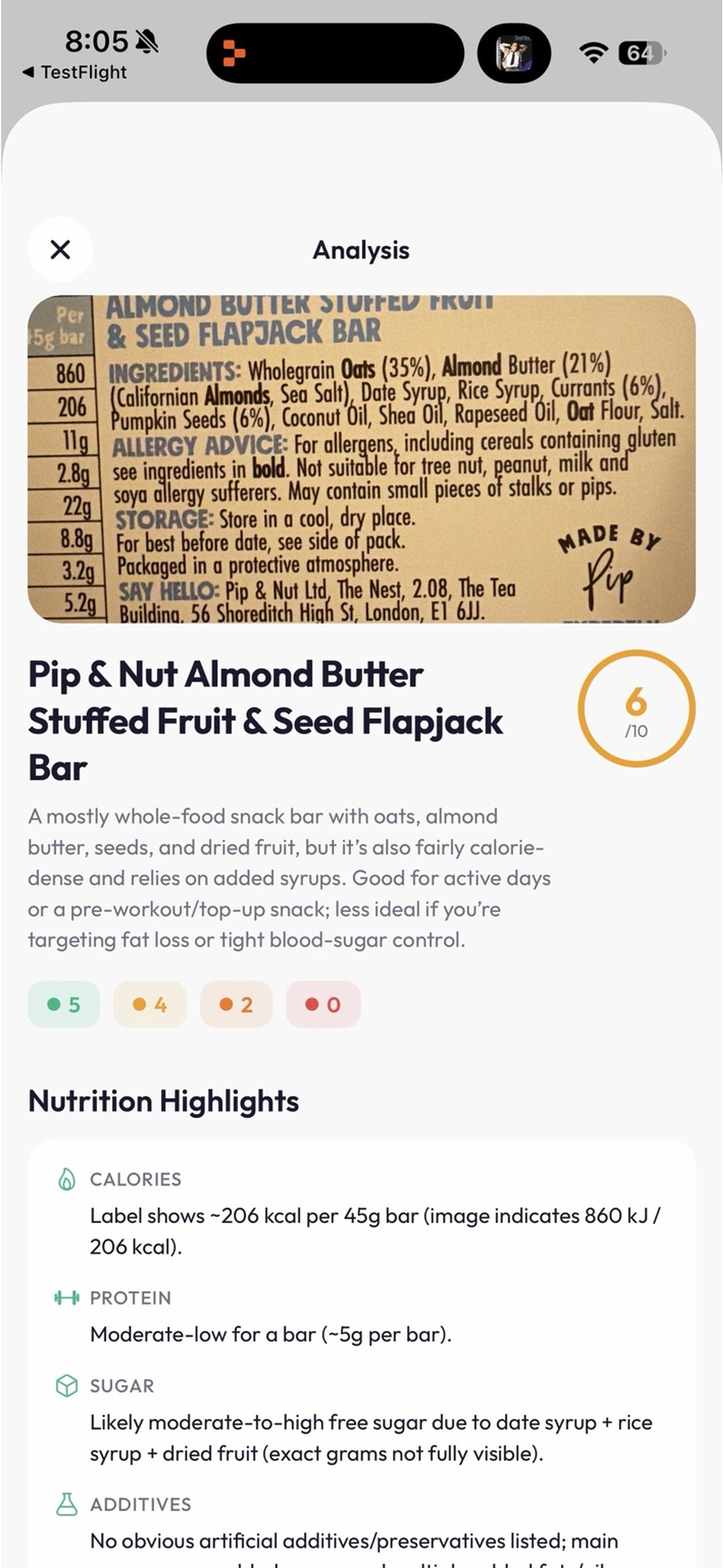 NutriScan: Food Label AI screenshot 8