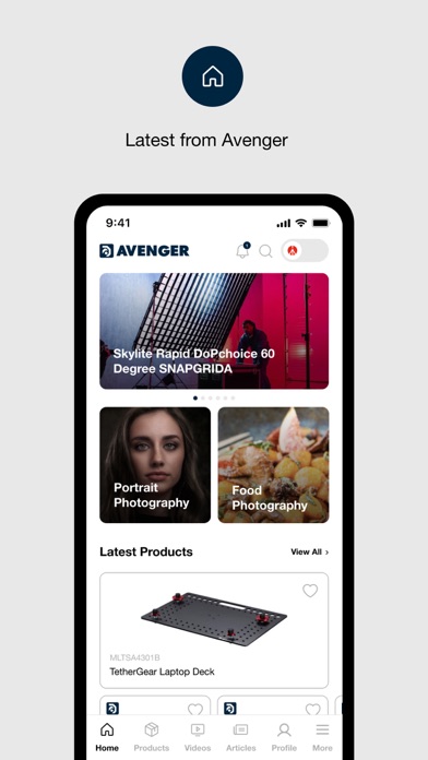Screenshot 1 of Avenger Grip Catalogue App