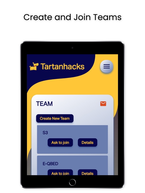 TartanHacks Dashboard iPad screenshot 5 - Productivity app