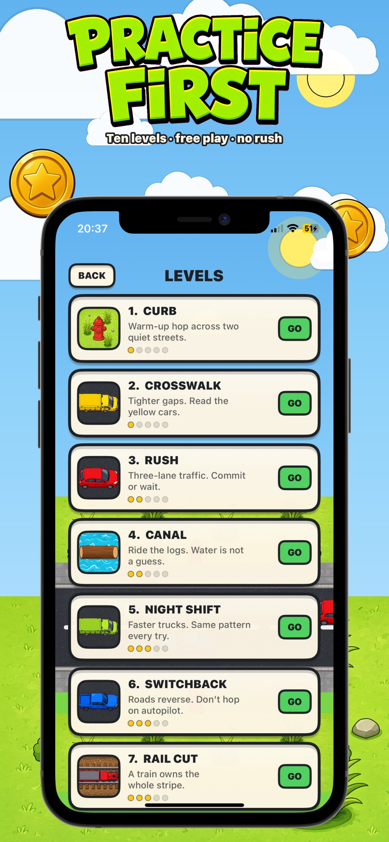 Screenshot 3 of Tricky Road: Cross