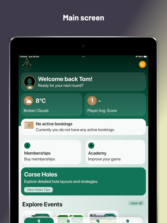 The Golf App | All-in-one iPad screenshot