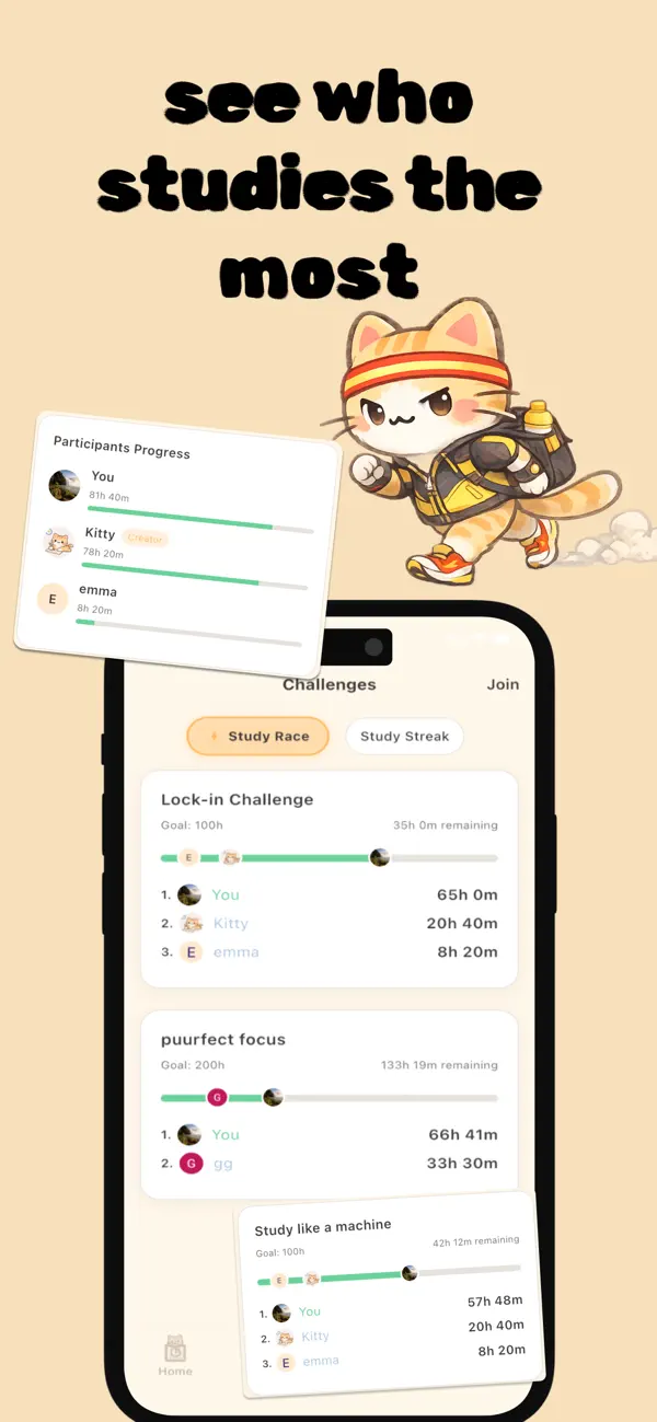 #4. Study Kitty: Study Timer (iOS) 게시자: Jushkinbek Bekniyozov