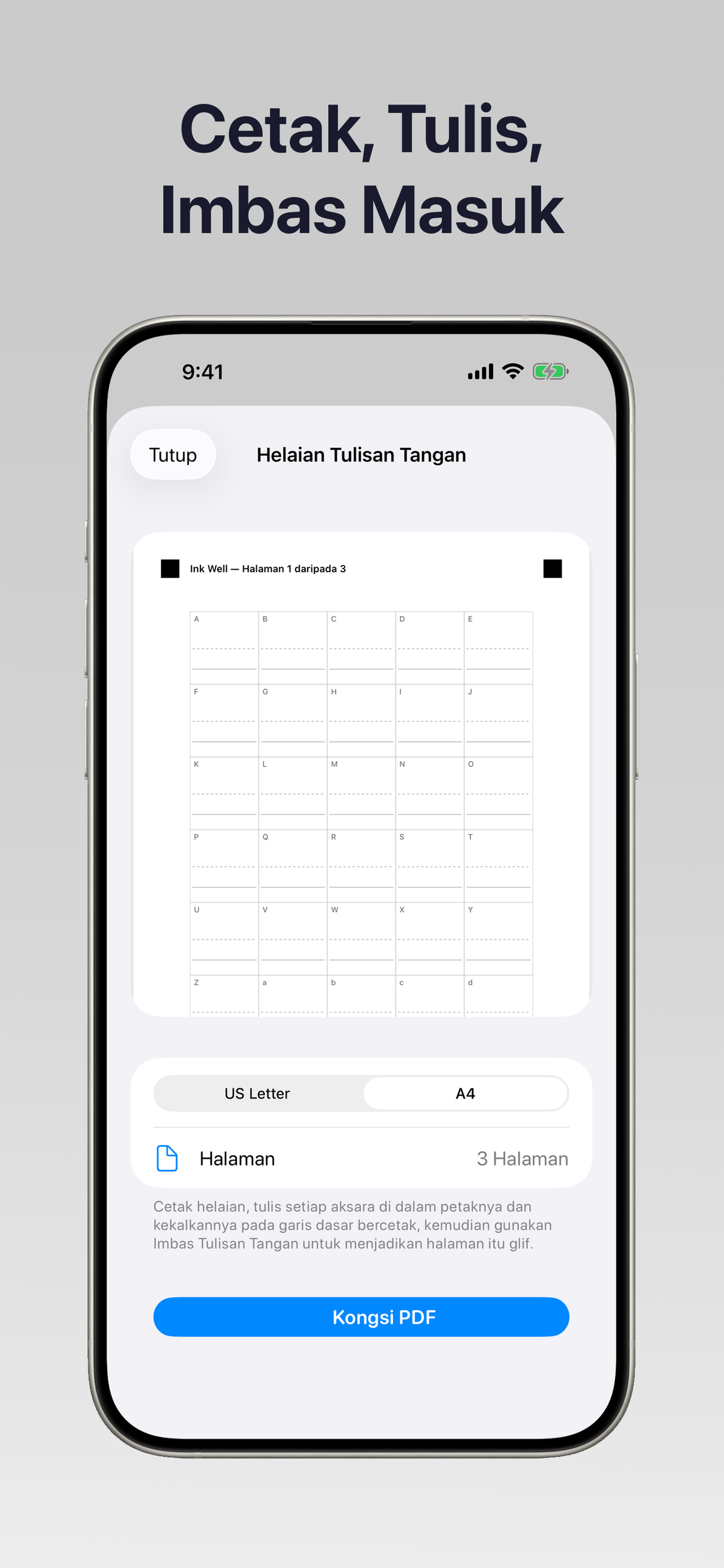 Cetak, tulis, imbas masuk