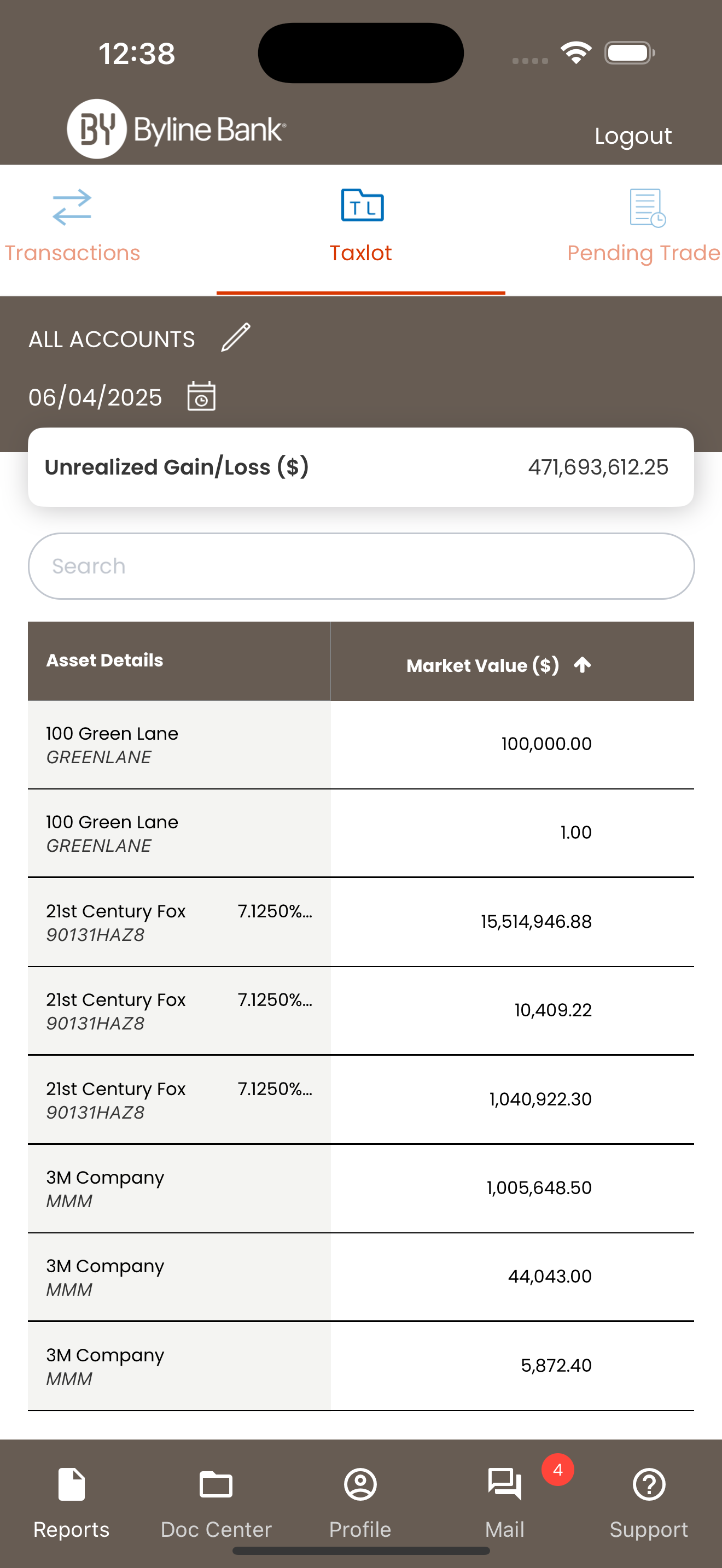Byline Bank Wealth Mobile