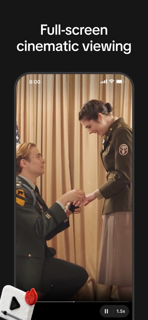 PineDrama - L'application assure une expérience de visionnage en plein écran haute définition, optimisée pour un confort maximal, avec des commandes simples pour ajuster la vitesse de lecture.