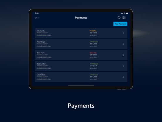 Deutsche Wealth Online CH iPad screenshot