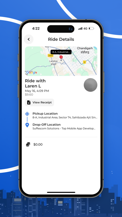 VeloRide - Request A Ride iPhone screenshot 5 - Productivity app