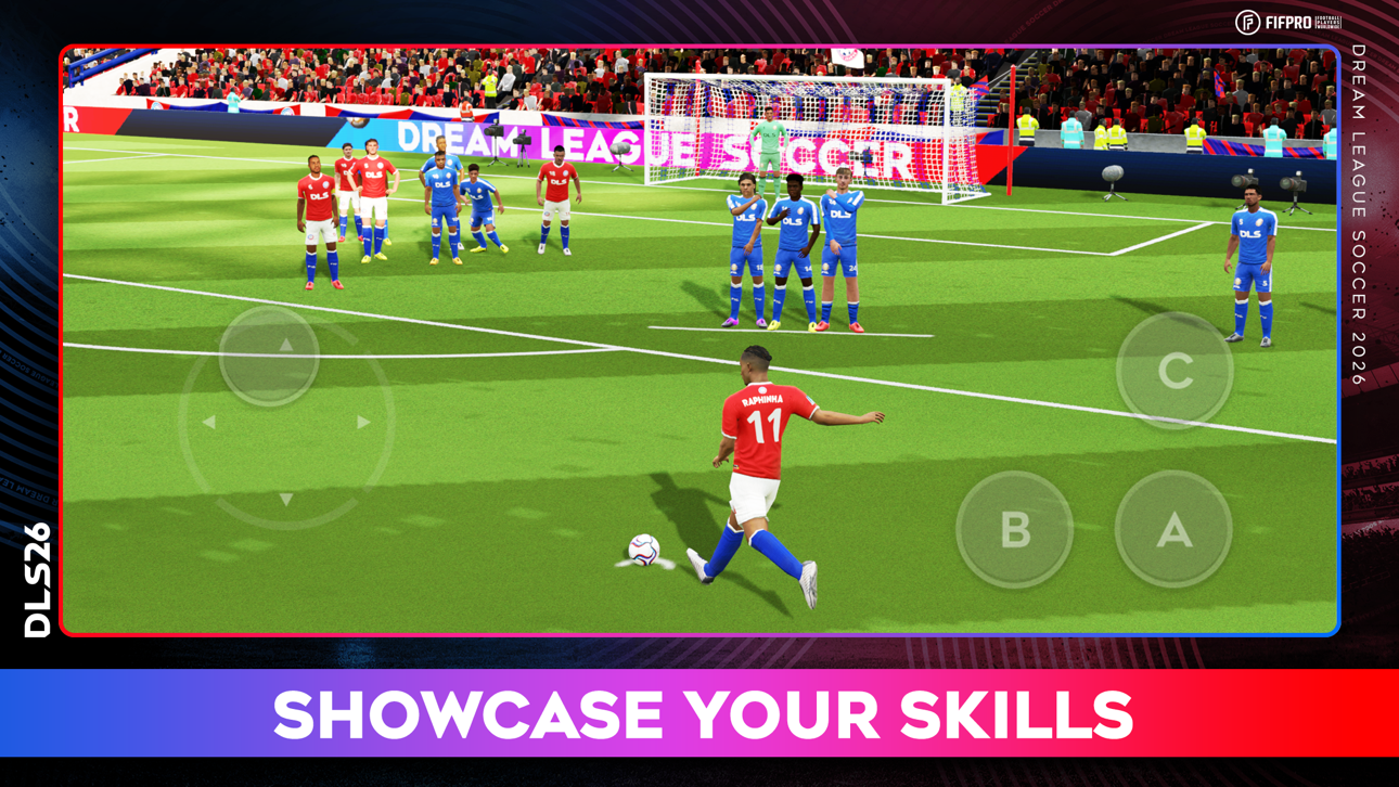Dream League Soccer 2026 iOS Mod IPA screenshot 3 - iOS game interface