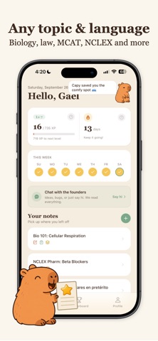 StudyCapy: Flashcards & Quiz Screenshot 5 of 5