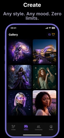 Pixel: AI Art Generator iPhone screenshot