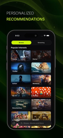Sarvam Stream iPhone screenshot