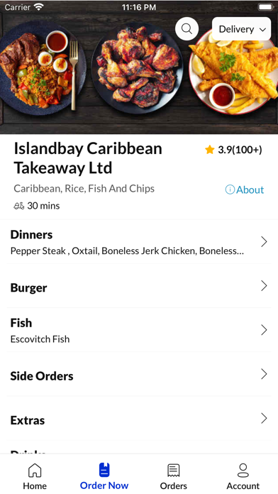 Islandbay Caribbean Takeaway Screenshot