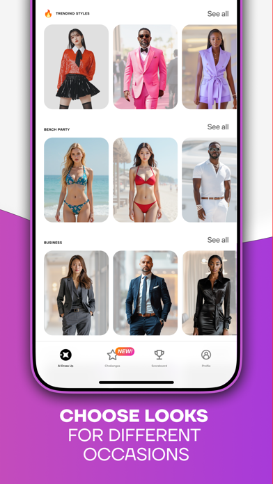 DX ME: AI Clothes Changer iPhone screenshot 3 - Photo & Video app