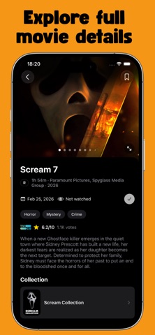 TV Time: Track Shows & Movie iPhone screenshot