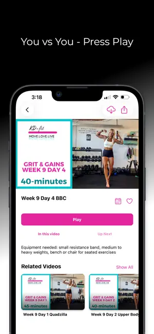 KD-fit screenshot 4