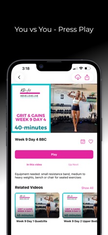 KD-fit iPhone screenshot