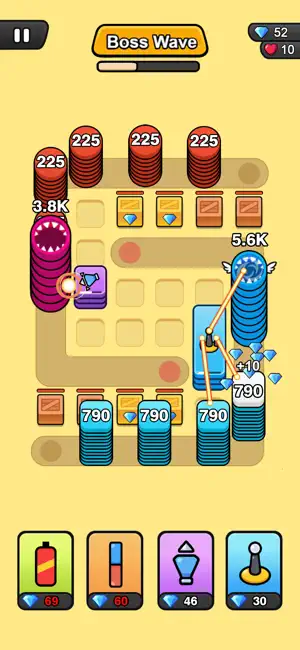Hexa TD:Idle Game screenshot 2