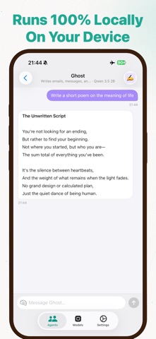 Deploy: Local AI Agents iPhone screenshot