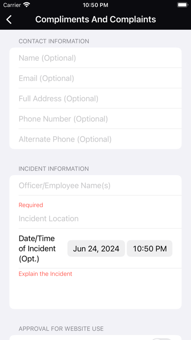 Lafayette Police Department LA Screenshot