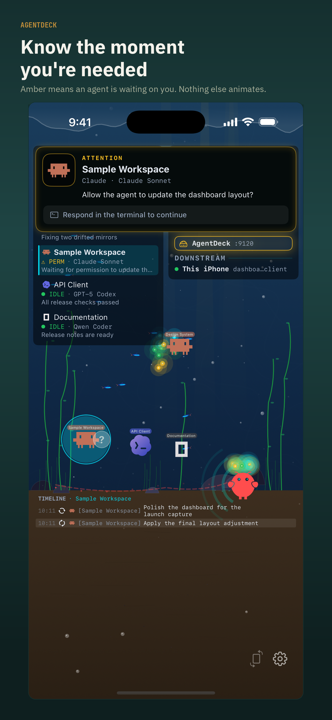 AgentDeck Dashboard screenshot 4