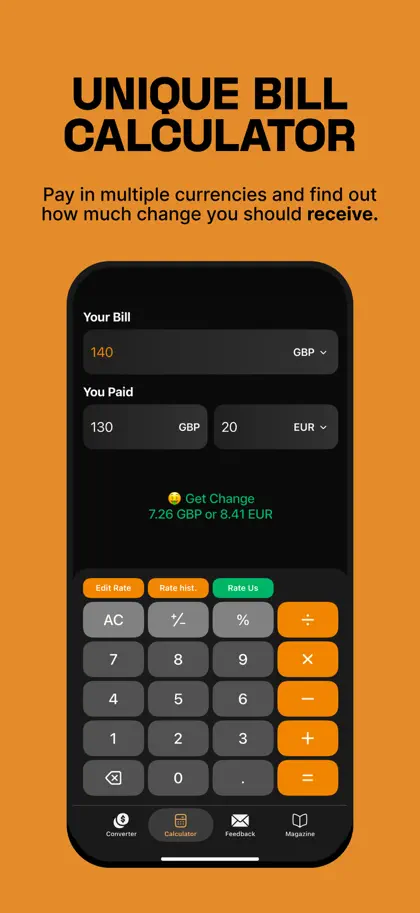 Screenshot 3 von 6 zu Currency Converter Plus FX