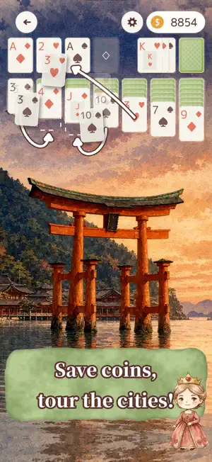Solitaire World Tour: Klondike screenshot 2