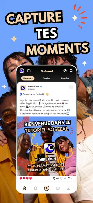 SoSeeAL - Réseau social screenshot 1