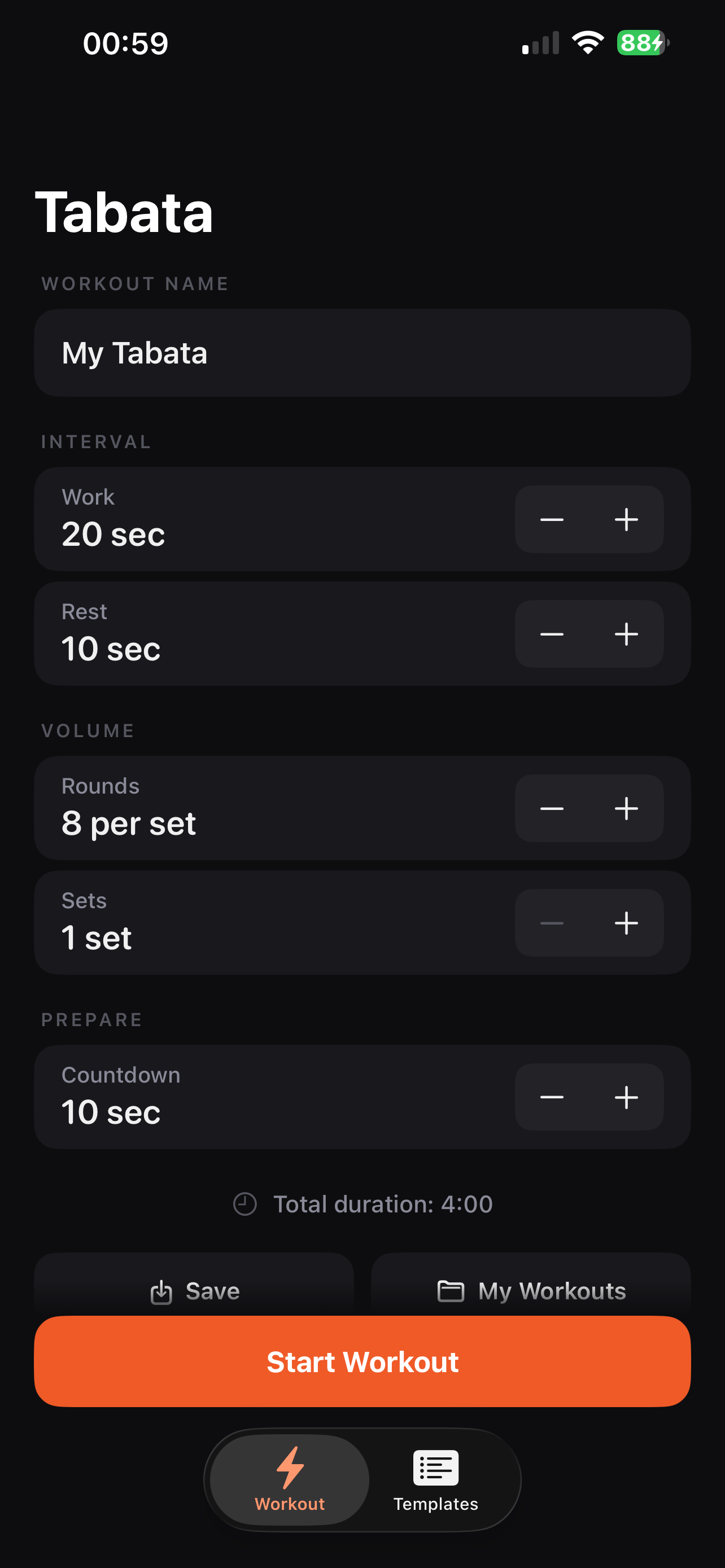 Tabati screenshot 2