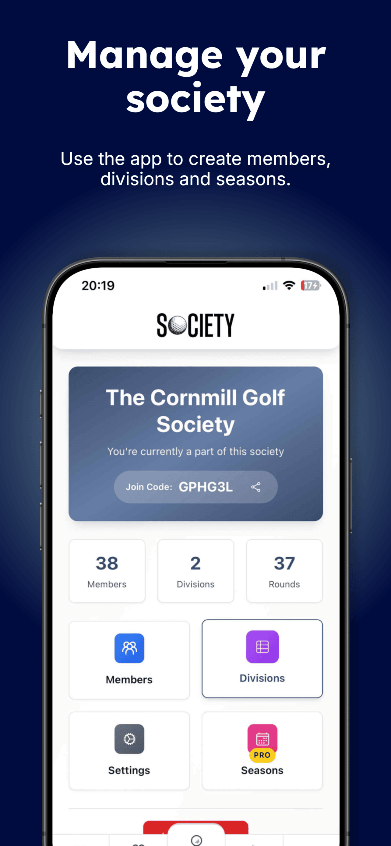 My Society Golf