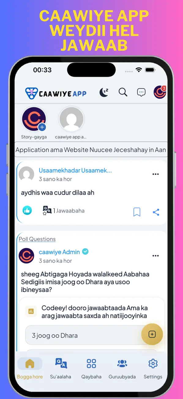 Screenshot #1 pour caawiye app