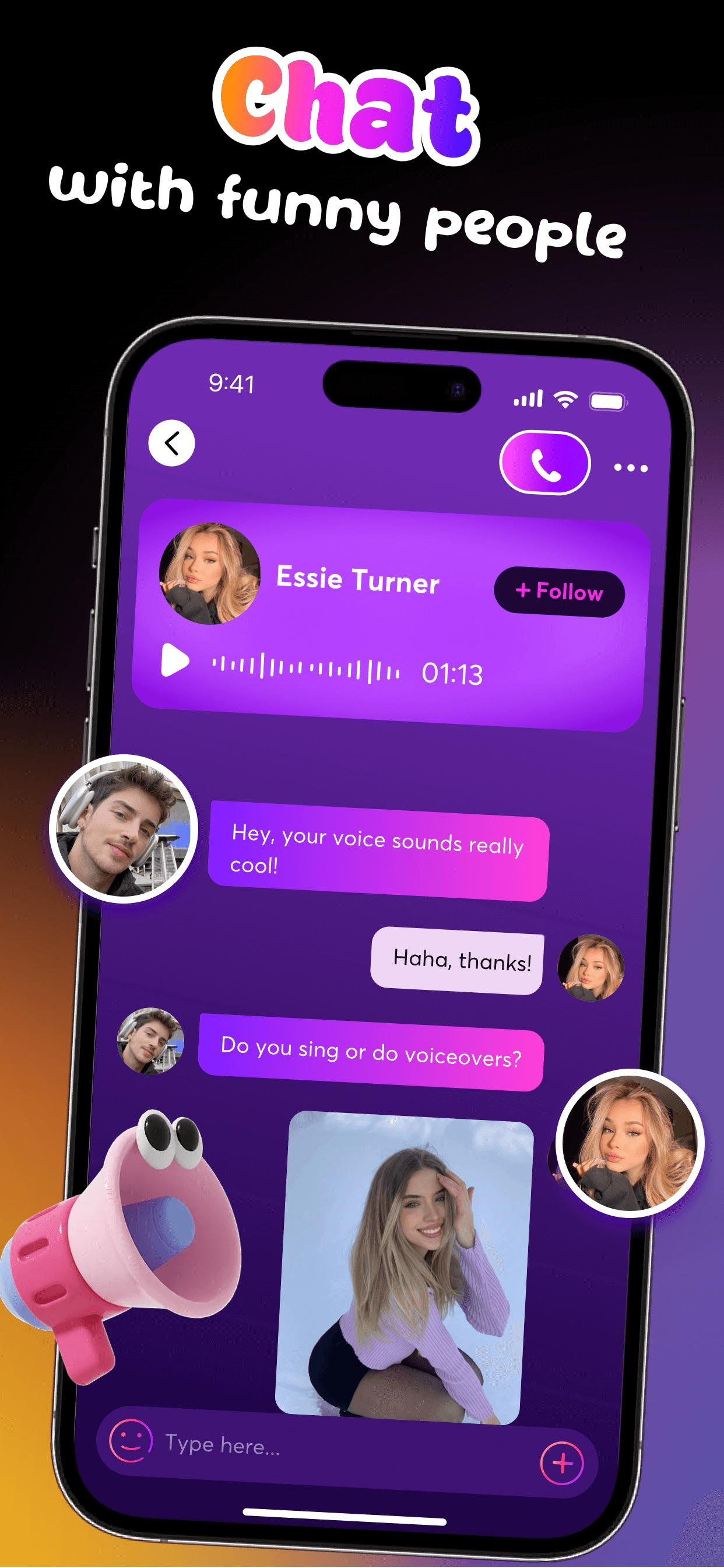 Uliee: Voice Chat & Share screenshot 3