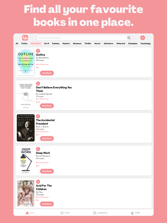 Screenshot #4 pour Bookworm: Social Book Tracker