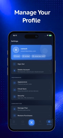 Scanvra - Doc Scanner & PDF iPhone screenshot