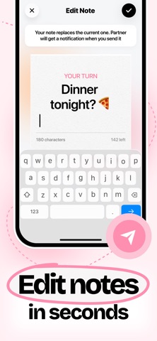 Sticky Love: Couple Widget iPhone screenshot