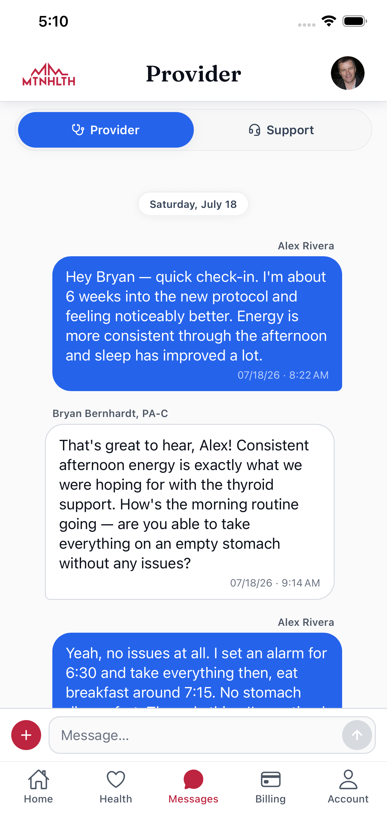 MTN HLTH screenshot 3