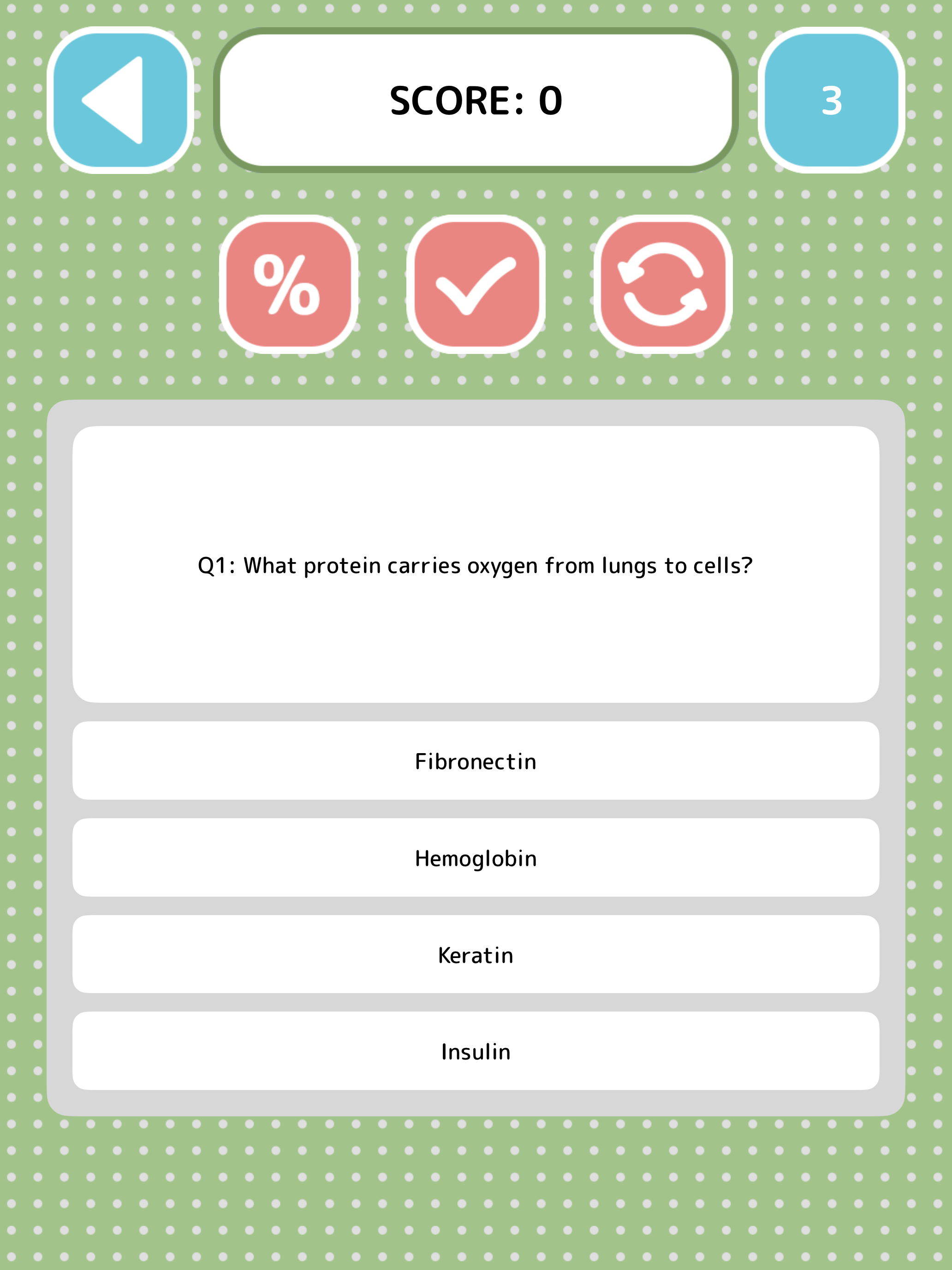 Biology Quiz - Game