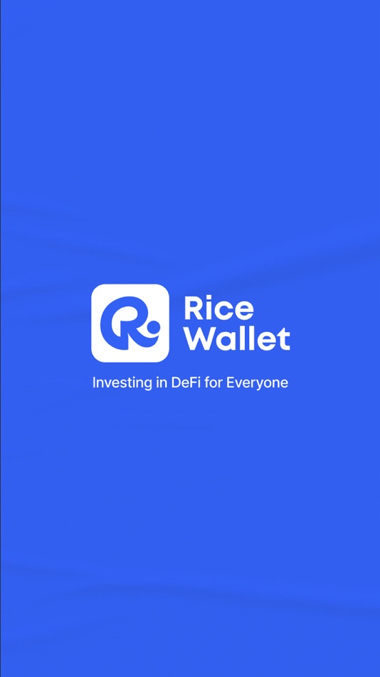 #1. RICE: Your Crypto Wallet (iOS) Av: RICE Technologies PTE. LTD.