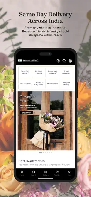 Interflora India screenshot 2